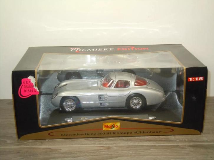 Mercedes 300SLR Coupe Uhlenhaut - Maisto 1:18, Hobby en Vrije tijd, Modelauto's | 1:18, Zo goed als nieuw, Auto, Maisto, Verzenden