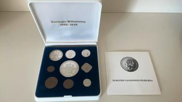 De munten van Koningin Wilhelmina Zilver beschikbaar voor biedingen