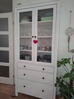 Ikea Hemnes Vitrinekast, Huis en Inrichting, Ophalen, Glas, Scandinavisch, 50 tot 100 cm