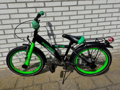 Mooie Kinderfiets Volare Thombike 18inch zwart/groen, Fietsen en Brommers, Fietsen | Kinderfietsjes, Gebruikt, 16 tot 20 inch