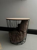 Bijzettafel / mand / nachtkastje, Ophalen, Minder dan 45 cm, Minder dan 55 cm, Rond