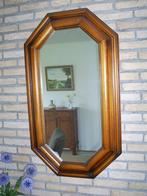 Spiegel in houten lijst, Huis en Inrichting, Minder dan 50 cm, Gebruikt, Ophalen of Verzenden, Minder dan 100 cm