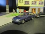 Opel Omega A Caravan - Herpa Stationcar blauw, Hobby en Vrije tijd, Modelauto's | 1:87, Gebruikt, Ophalen of Verzenden, Auto, Herpa