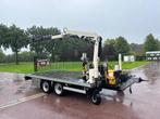 kuiper Aanhanger wipkar 8 TON MET KRAAN FASSI (bj 2011), Auto's, Vrachtwagens, Overige brandstoffen, Bedrijf, Trekhaak, Aanhangers en Opleggers