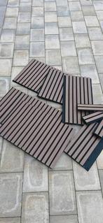 Stukken akoestische wandpanelen, Doe-het-zelf en Verbouw, Hout en Planken, Ophalen, Nieuw, Eiken, Plank