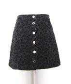 panther print velour rok gothic punk rock emo party festival, Verzenden, Zwart, Panther print rok, Zo goed als nieuw