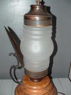 Grote olielamp looplamp bedlamp tafellamp (elektrisch), Ophalen of Verzenden, Zo goed als nieuw, Minder dan 50 cm