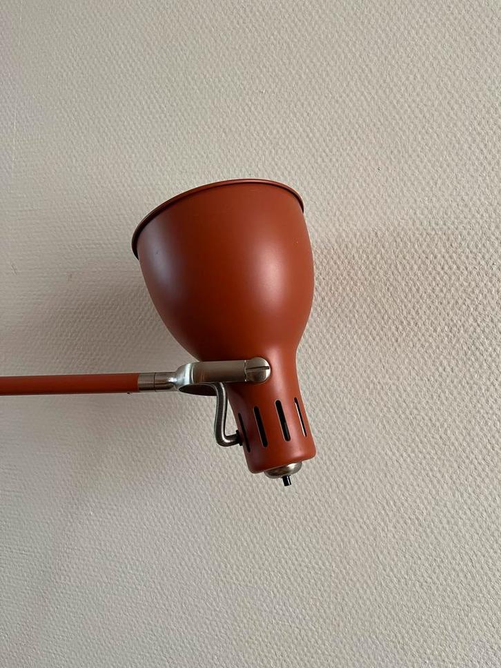 Zeldzame IKEA ARÖD vloerlamp rood/bruin, Huis en Inrichting, Lampen | Wandlampen, Gebruikt, Metaal, Ophalen of Verzenden
