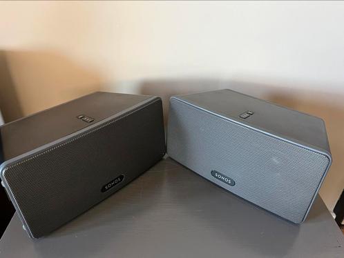 SONOS PLAY3 SET zwart | ZGAN, Audio, Tv en Foto, Luidsprekers, Zo goed als nieuw, Front, Rear of Stereo speakers, Sonos, Ophalen of Verzenden