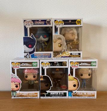 5 funko pops beschikbaar voor biedingen