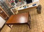 Vintage lederen salontafel, Ophalen