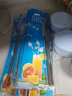 Metalen Rietjes Set - Nieuw, Huis en Inrichting, Keuken | Keukenbenodigdheden, Ophalen of Verzenden, Nieuw