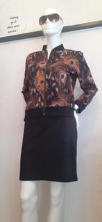 Jasje kort bruin pauwen veren Pescara Terstal maat L Nieuw !, Maat 38/40 (M), Bruin, Pescara, Nieuw