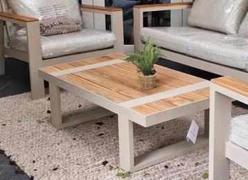 Tuintafel royal Seasons als nieuw beige taupe  beschikbaar voor biedingen