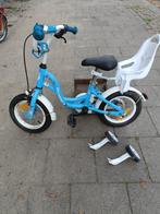 Leuk blauw trapperfietsje Romet 12 inch, Zijwieltjes, Gebruikt, Minder dan 16 inch, Ophalen