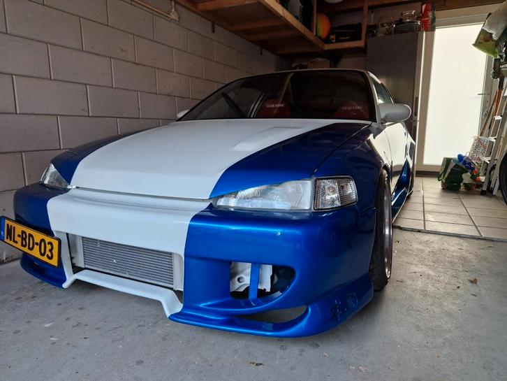 Honda Civic 1.6 I CRX b16a jdm met type R intake 185pk uniek, Auto's, Honda, Particulier, CRX, Benzine, Coupé, Handgeschakeld