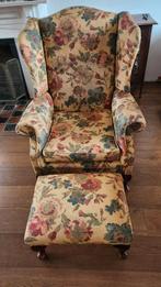 Fauteuil met Hocker / voetenbankje, Ophalen, 50 tot 75 cm