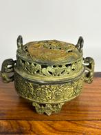 Chinese oude wierookbrander brons Phoenix, draken, foo dogs., Antiek en Kunst, Ophalen of Verzenden