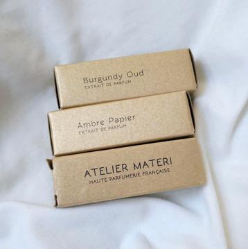 NU €5 ‼️ Atelier Materi Ambre Papier parfum beschikbaar voor biedingen