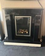 Natuursteen schouw zwart, Ophalen, Gebruikt, Inbouwhaard, Overige soorten