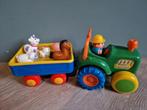 Muzikale tractor met aanhanger en dieren, Kinderen en Baby's, Speelgoed | Overig, Ophalen, Gebruikt, Jongen of Meisje