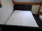 2 persoonsbed met 2 matrassen, Huis en Inrichting, Slaapkamer | Bedden, Ophalen, Gebruikt, Overige kleuren, Tweepersoons