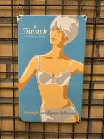 Triumph emaille bord, Reclamebord, Gebruikt, I, Ophalen of Verzenden