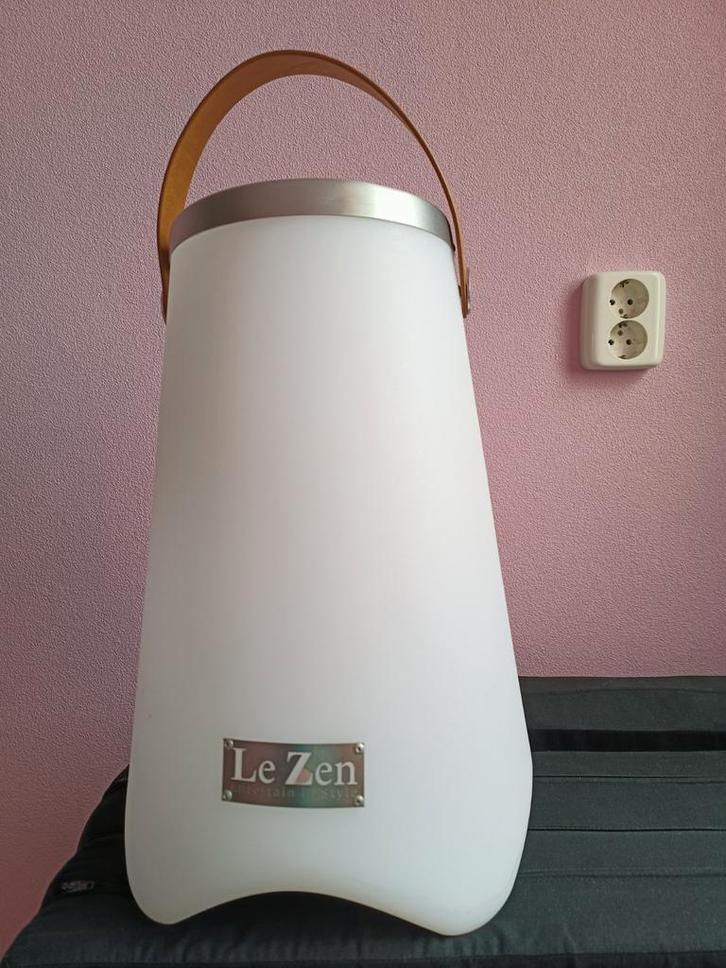 Le Zen lamp - Stijlvolle  lamp, luidspreker,koelbox., Antiek en Kunst, Antiek | Lampen, Ophalen