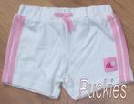 Wit/roze short BHS maat 50/56 *NIEUW* (6688), Broekje, Meisje, Nieuw, BHS