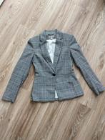 Zwart/Wit/Grijs Geruite Blazer H&M Mt. 34/Xs, H&M, Overige kleuren, Verzenden, Jasje