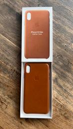 NIEUW !! Leather case Natural voor Apple iPhone Xs Max, Nieuw, Hoesje of Tasje, Ophalen of Verzenden, IPhone XS Max