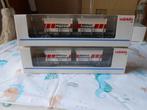 Märklin 4668 2x, lange rongenwagons SBB, Zwitserland met, Hobby en Vrije tijd, Modeltreinen | H0, Wisselstroom, Treinset, Nieuw