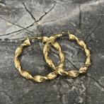14k gouden oorbellen wokkels nieuw versace