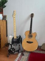 Squier - Fender HARUNA TELECASTER Skullsilver, Muziek en Instrumenten, Snaarinstrumenten | Gitaren | Elektrisch, Ophalen, Zo goed als nieuw