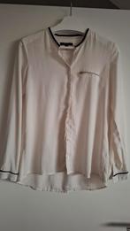 Esprit Creme Blouse met Zwarte Bies, Maat 38/40 (M), Beige, Ophalen of Verzenden, Gedragen