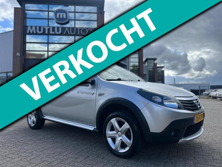 Dacia Sandero 1.6 Stepway 5deurs Airco NAP APK, Auto's, Dacia, Te koop, Sandero Stepway, ABS, Airbags, Airconditioning, Centrale vergrendeling