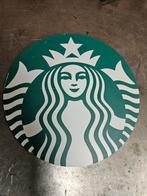 Starbucks metalen reclamebord, Reclamebord, Gebruikt, Ophalen of Verzenden