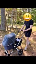 Bugaboo crème (2 wagens + denimstof wieg), Ophalen of Verzenden, Gebruikt