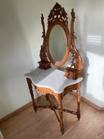 Antieke Mechelse Toilettafel met Marmeren Blad, Ophalen