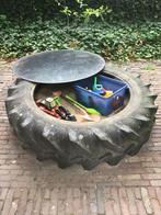 Tractor band zandbak GRATIS, Ophalen, Zo goed als nieuw