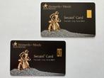 2 x Heimerle + Meule Secain Card - 0.5g Goud, Postzegels en Munten, Ophalen of Verzenden, Goud