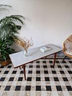 Vintage midcentury salontafel met ingelegde mozaïek, Huis en Inrichting, Ophalen, Gebruikt, 100 tot 150 cm, VINTAGE MIDCENTURY
