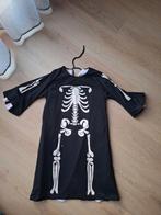Skelet/ spook jurkje maat 128/134, Ophalen, Gebruikt, 122 t/m 128, Meisje
