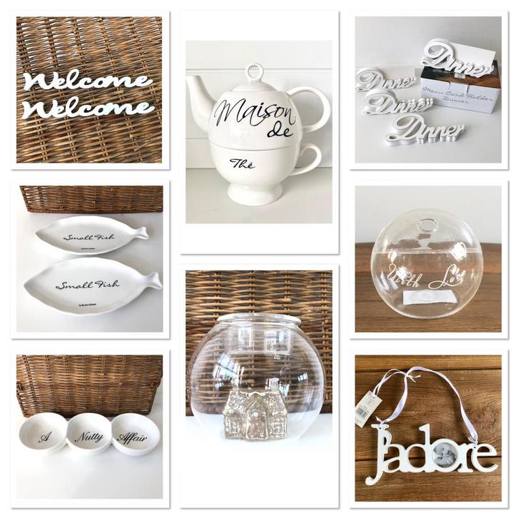 Heel veel Riviera Maison interieur decoratie, Huis en Inrichting, Woonaccessoires | Kandelaars en Kaarsen, Zo goed als nieuw, Overige materialen