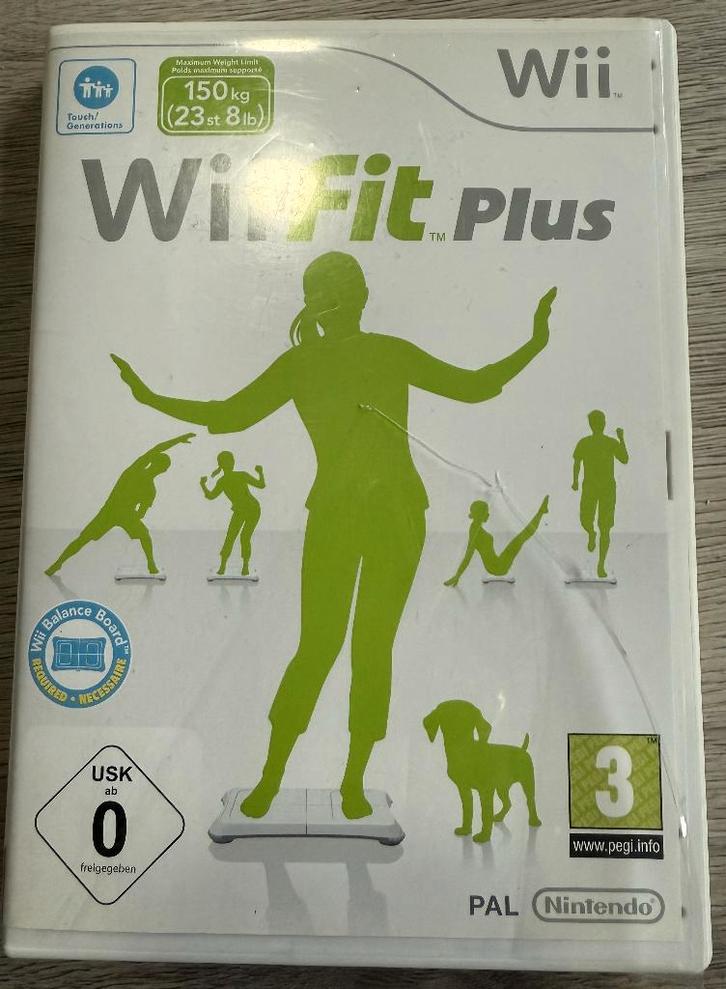 Wii Fit Plus (Nintendo Wii), Spelcomputers en Games, Games | Nintendo Wii, Gebruikt, Sport, 1 speler, Vanaf 3 jaar, Eén computer