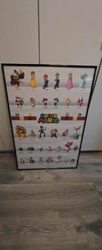 Super Mario Poster - Alle Karakters!, Ophalen, 50 tot 75 cm, Zo goed als nieuw, Foto of Poster