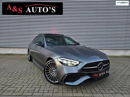Mercedes-Benz C-klasse 300 AMG Line Panoramadak Memory 360 c, Auto's, Mercedes-Benz, Te koop, C-Klasse, 360° camera, ABS, Achteruitrijcamera