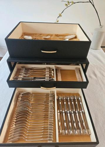 Verzilverd bestek Robbe & Berking, Alt Kopenhagen 8 persoons beschikbaar voor biedingen