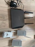Netgear modem en 3 Wi-Fi punten, Computers en Software, Routers en Modems, Ophalen, Gebruikt