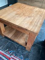 Teak Salontafel 70x70, Huis en Inrichting, Ophalen, Gebruikt, 50 tot 75 cm, 50 tot 100 cm